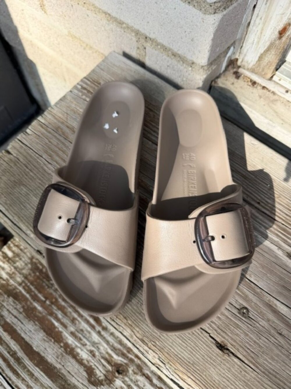 Birkenstock Madrid Big Buckle Sandal Sz 40 EVA NEW